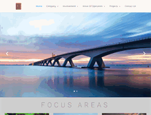 Tablet Screenshot of nayakinfrastructure.com